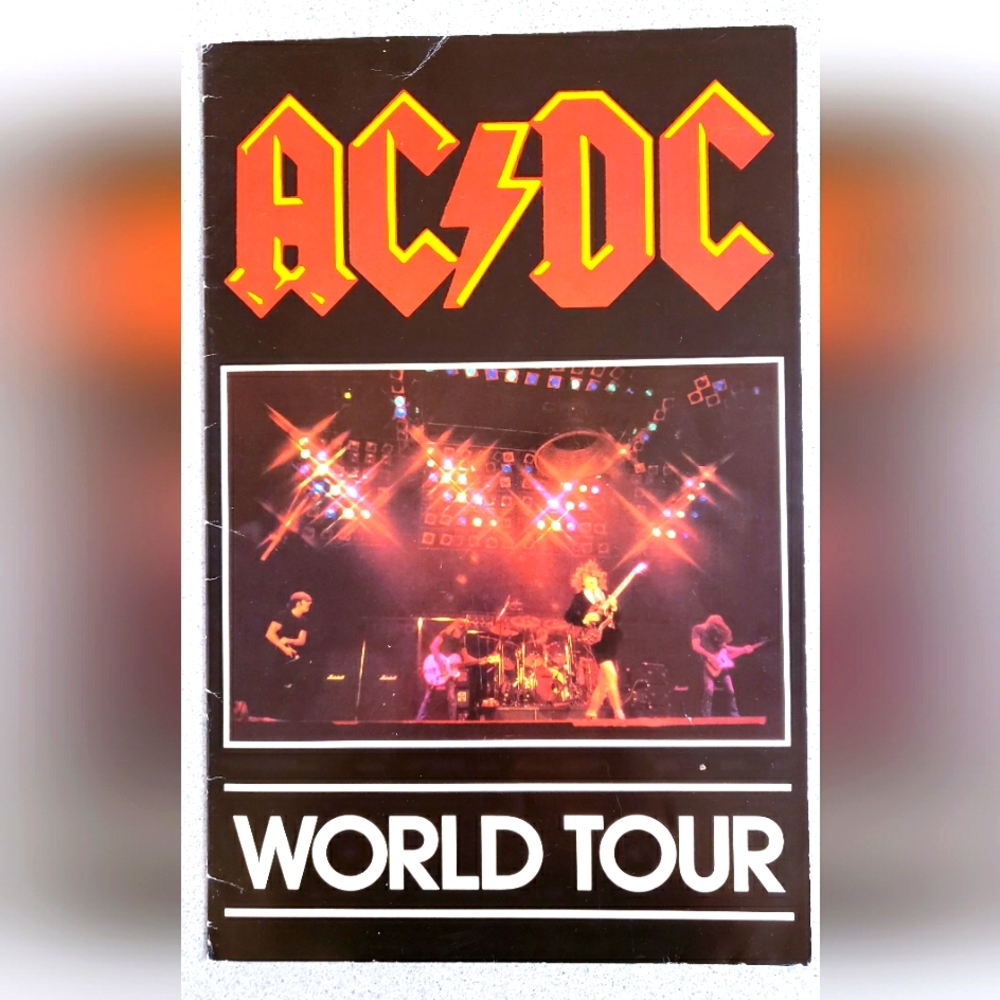 Rare 1980 AC/DC Tour Program Booklet